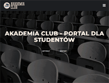 Tablet Screenshot of akademiaclub.pl